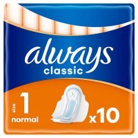 ALWAYS CLASSIC NORMAL podpaski ze skrzydełkami 10 sztuk