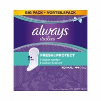 ALWAYS NORMAL wkładki higieniczne FRESH & PROTECT 60 sztuk