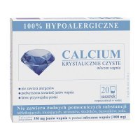 CALCIUM KRYSTALICZNIE CZYSTE z Witaminą C 1000 24 saszetki