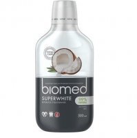 BIOMED SUPERWHITE Płyn do płukania jamy ustnej wybielający bezalkoholowy 500 ml