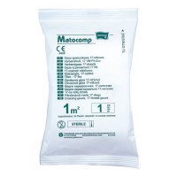 GAZA OPATRUNKOWA bawełniana JAŁOWA 17-nitkowa 1 m2 MATOCOMP