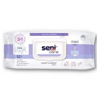 SENI CARE Chusteczki pielęgnacyjne MAXI 3w1 XXXL 52 sztuki