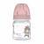 CANPOL BABIES Butelka szeroka antykolkowa PP EasyStart BONJOUR PARIS pink, 120ml