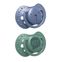 LOVI Smoczek silikonowy dynamiczny 6-18 miesięcy HEY BOY 2 sztuki 22/887boy