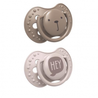LOVI Smoczek silikonowy dynamiczny 6-18 miesięcy HEY GIRL 2 sztuki 22/887girl