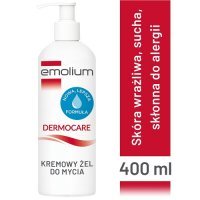 EMOLIUM DERMOCARE Kremowy żel do mycia 400 ml NOWA FORMUŁA