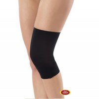 PANI TERESA Opaska elastyczna stawu kolanowego - bezszwowa czarna rozmiar XL
