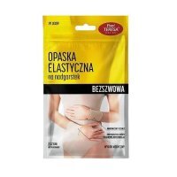 PANI TERESA Opaska Elastyczna Na Nadgarstek, Bezszwowa Czarna L, 1 szt.