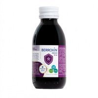 BERROXIN IMMUNO syrop z czarnym bzem, aronią i dziką różą dla dzieci od 3 lat 120 ml