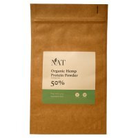 NAT Organic Hemp Protein Powder Organiczne białko konopne w proszku 50%, 500 g