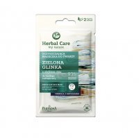 HERBAL CARE Maseczka do twarzy oczyszczająca ZIELONA GLINKA 2x5 ml FARMONA