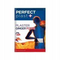 PERFECT PLAST GINGER FORTE Plaster rozgrzewający z imbirem 6  x 10 cm 5 sztuk