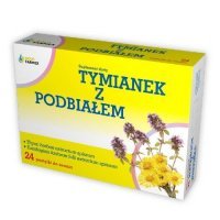TYMIANEK Z PODBIAŁEM 24 pastylki do ssania GOLDFARMEX