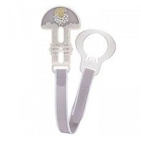 MAM klips do smoczka 0+ miesięcy SZARY