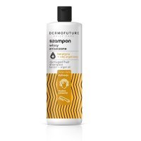 DERMOFUTURE DAILY CARE Szampon do włosów zniszczonych z olejem arganowym i keratyną 380 ml