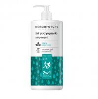 DERMOFUTURE DAILY CARE Żel pod prysznic Aktywność 2 w 1  (ciało i włosy) mięta pieprzowa 500 ml