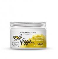 DERMOFUTURE VEGGIE Glinka oczyszczająca Ogórek & Imbir do cery tłustej i miesz. 150 ml