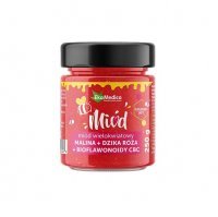 EKAMEDICA MIÓD wielokwiatowy malina + dzika róża + bioflawonoidy CBC 250 g