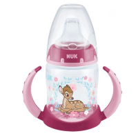 NUK FIRST CHOICE+ butelka PP niekapek 6-18 miesięcy 150 ml DISNEY BAMBI z ustnikiem (743.883)