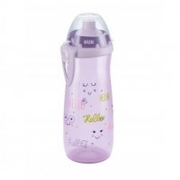 NUK SPORTS CUP Kubek - bidon 450ml FIOLETOWY (255.412B)