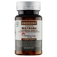 SINGULARIS SUPERIOR WĄTROBA Fitosomalny kompleks 60 kapsułek wegańskich