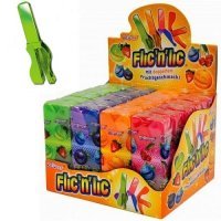 FLIC' N' LIC Lizak Trzask witaminowy dla dzieci o smaku ZIELONEGO JABŁUSZKA 1 sztuka