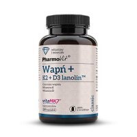 PHARMOVIT Wapń + K2 + D3 lanolin, 120kaps.
