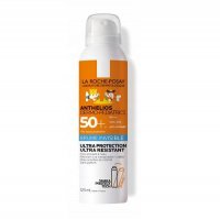 LA ROCHE ANTHELIOS DERMO-PEDIATRICS niewidoczny spray do twarzy i ciała dla dzieci SPF50  125 ml
