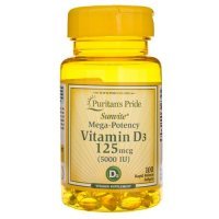 PURITAN'S PRIDE Witamina D3 5000 IU 100 kapsułek