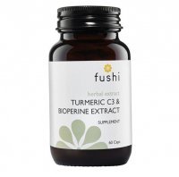 FUSHI TUMERIC C3 & Bioperine Extract Kurkuma z Pieprzem sproszkowany Ekstrakt 400 mg 60 kaps