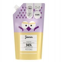 YOPE REFILL PACK Mydło dla dzieci w płynie JAŚMIN opakowanie uzupełniające 400 ml