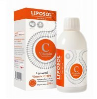 LIPOSOL 1000 Liposomlna witamina C ( Buforowana) smak pomarańczowy 250 ml