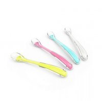 BABYONO BABY'S SMILE 6+ Miękka łyżeczka silikonowa dla niemowląt (1460)