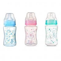 BABYONO Butelka antykolkowa szerokootworowa 240 ml (403)