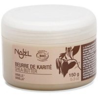 NAJEL Organiczne masło Shea do włosów i ciała o zapachu waniliowym 150 g