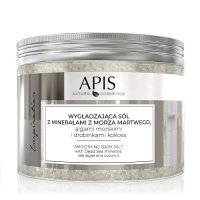 APIS INSPIRATION Wygładzająca sól do kąpieli z minerałami z Morza Martwego, algami i kokosem 650 g