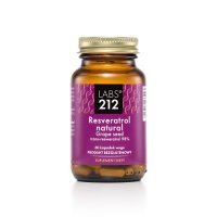 LABS212 Resveratrol natural grape seed Resweratrol z ekstraktem z nasion winorośli 60 kapsułek