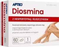 DIOSMINA APTEO z hesperydyną 450 mg + 50 mg 60 kapsułek