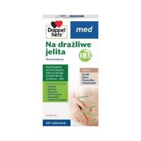 DOPPELHERZ MED Na drażliwe jelita 30 tabletek