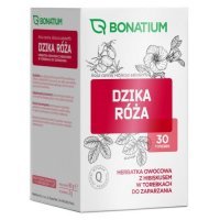 BONATIUM Dzika róża Herbatka owocowa z hibiskusem 30 saszetek po 3 g