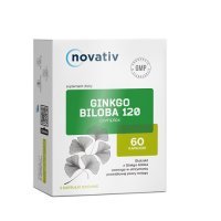 NOVATIV GINKGO BILOBA 120 complex 60 kapsułek