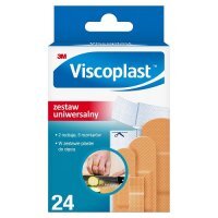 VISCOPLAST UNIWERSALNY Zestaw plastrów 24 sztuki