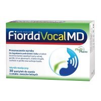FIORDA VOCAL MD pastylki do ssania o smaku owoców leśnych 30 sztuk