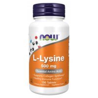 NOW L-lysine 500 mg L-lizyna, 100 tabl.