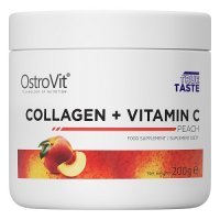OSTROVIT Collagen + Vitamin C 200 g brzoskwiniowy