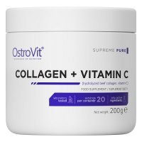 OSTROVIT Collagen + Vitamin C 200 g naturalny