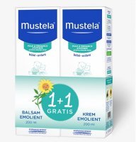 MUSTELA STELATOPIA Zestaw: balsam-emolient 200 ml + krem-emolient 200 ml