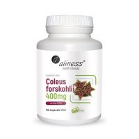 ALINESS Coleus forskohlii 10% 400mg (pokrzywa indyjska) 100 kapsułek