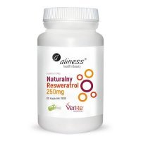 ALINESS Naturalny Resweratrol Veri-Te 250 mg 60 kapsułek