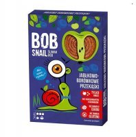 BOB SNAIL Przekąska jabłkowo-borówkowa bez dodatku cukru 60 g